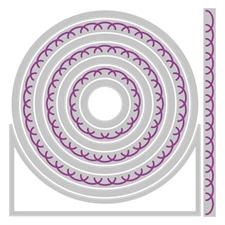 Sizzix Framelits - Stacey Park / Fanciful Framelits - Alena Arched Circles
